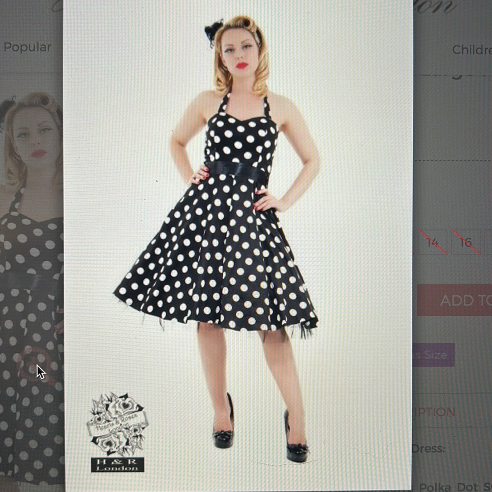 Polka Dot Swing Dress